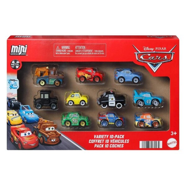 Disney Pixar Cars Mini Racers 10-Pack