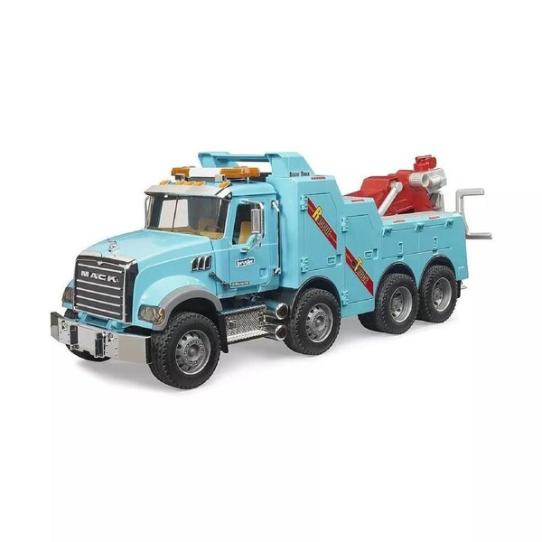 Bruder Commercial Mack Granite Recovery and Towing Truck with Light and Sound Module