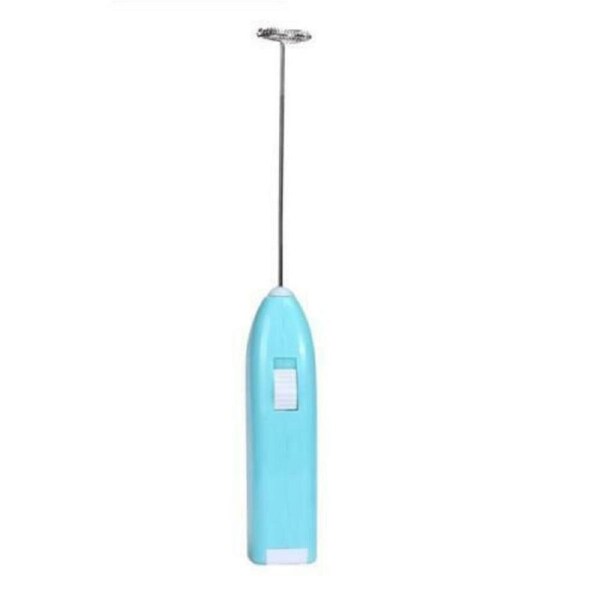 Mini Foam Milk Frother Whisk Mixer Blue