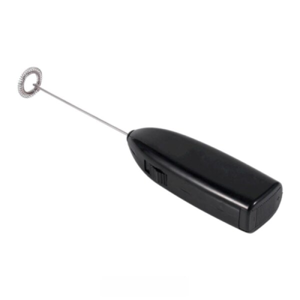 Mini Foam Milk Frother Whisk Mixer Black