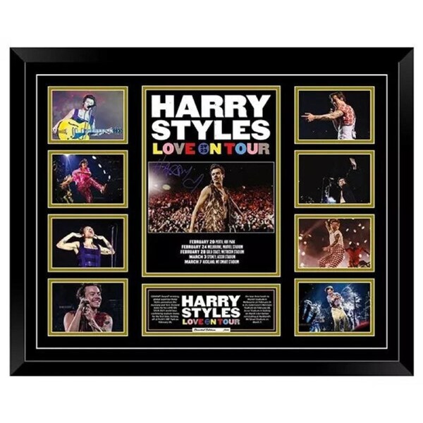 HARRY STYLES LOVE ON TOUR 2023 AUSTRALIA Signed Limited Edition Photo Memorabilia Wooden Frame