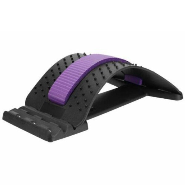 Lumbar Support Stretcher Back Massager Purple