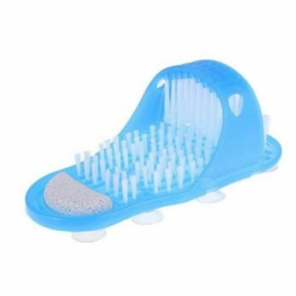 Bath Brush Foot Scrubber Massager Blue