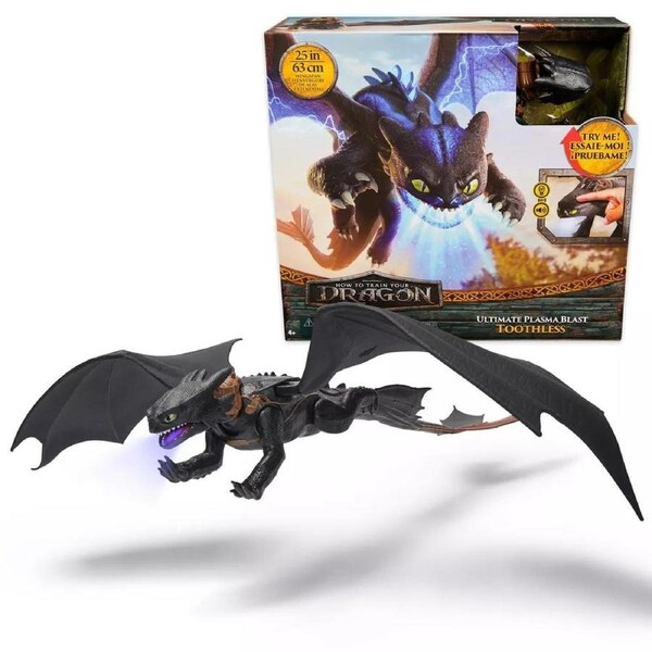 How to Train Your Dragon Ultimate Plasma Blast Toothless/Nightfury Figure