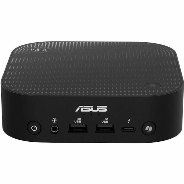 Asus NUC 14 Pro AI RNUC14LNKU5073N4 Desktop Computer - Intel Core Ultra 5 226V - 16 GB - 512 GB SSD - Mini PC - Black - Intel Chip - Windows 11 Pro -