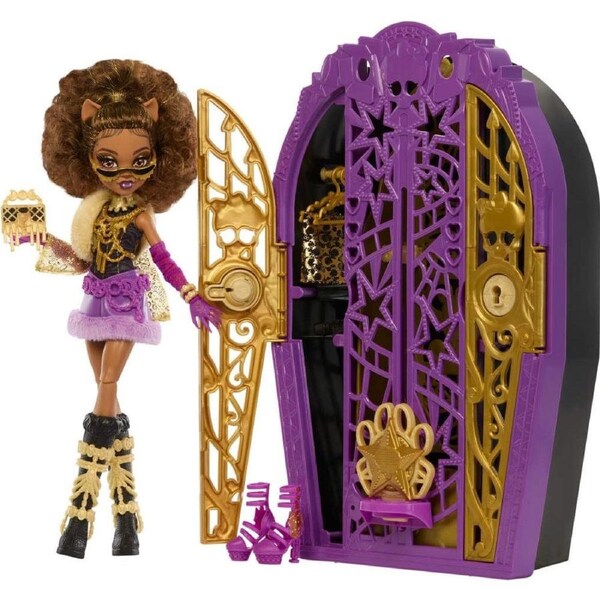Monster High Skulltimate Secrets Hauntlywood Mysteries Clawdeen Wolf Playset