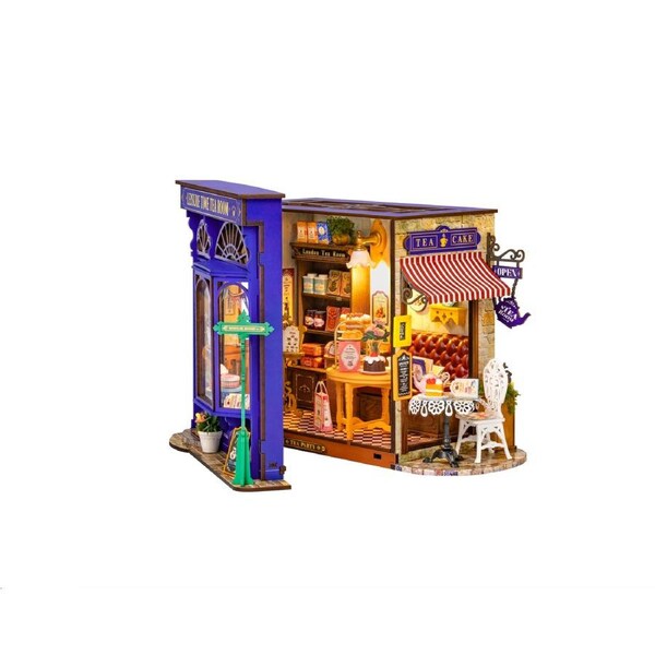 Rolife Leisure Time Tea Room DIY Miniature House DG171