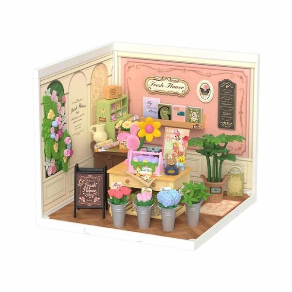Rolife Fresh Flower Shop DIY Miniature House DW017B