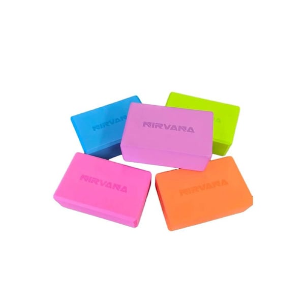 Nirvana Yoga Block Commercial Orange