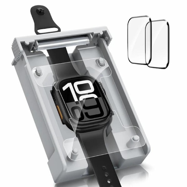 Tough On Screen Protector 2 Pack for Apple Watch with Installation Kit for Apple Watch Ultra 49mm