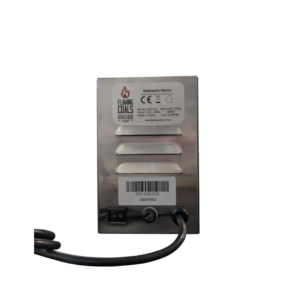 240v Motor Rotisserie for Cyprus Spit - 25kg Rated