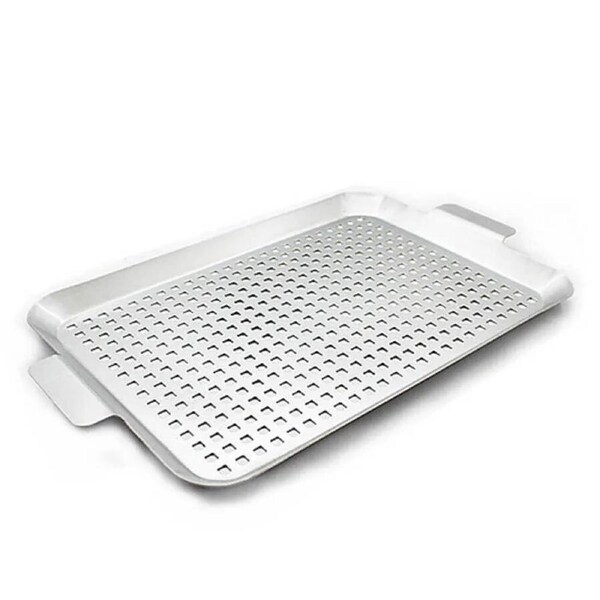 Aluminium BBQ griddle 42cm x 25cm - Flaming Coals