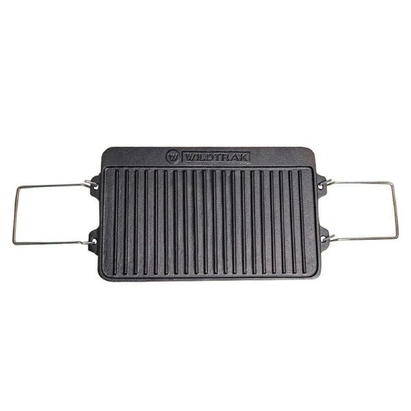 Reversible Griddle - Cast Iron 2 Burner Hotplate