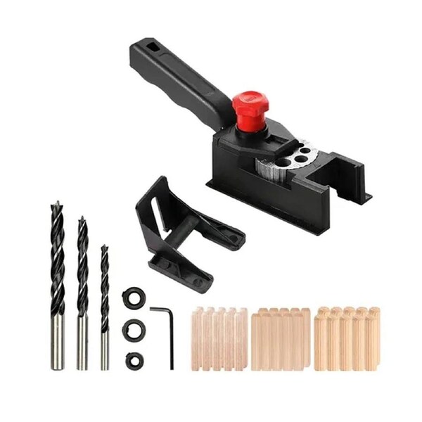 Woodworking Drilling Positioning Fixture 39PCS DIY Tool Set for Woodworking
