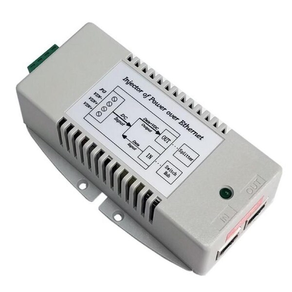 Tycon Power 18-36V In 56V 35W GigE 802.3af/at PoE, Low Cost & High Efficiency Solution for those requiring IEEE802.3af and IEEE802.3at Power