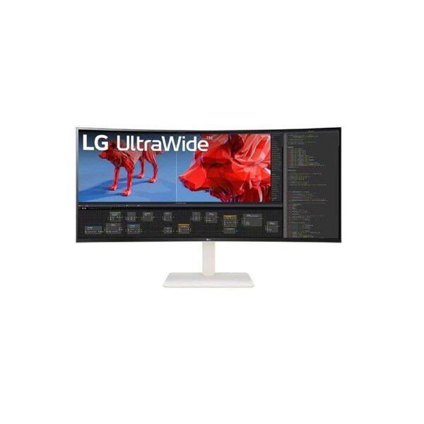 LG 38' Curved Ultra Wide QHD+ (3840x1600) 144Hz, IPS, 1ms, 2x HDMI, 2xUSB Type-C, 4xUSB 3.0, Professional Monitor