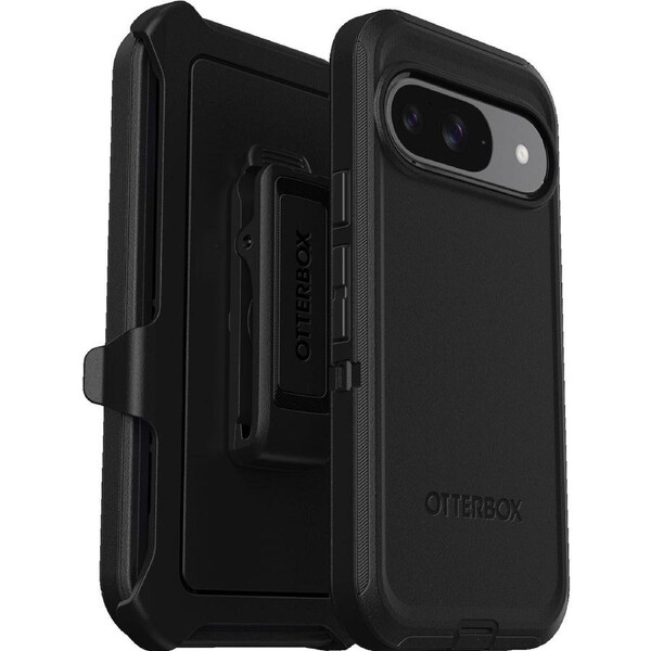 OtterBox Defender Google Pixel 9/Pixel 9 Pro Case Black