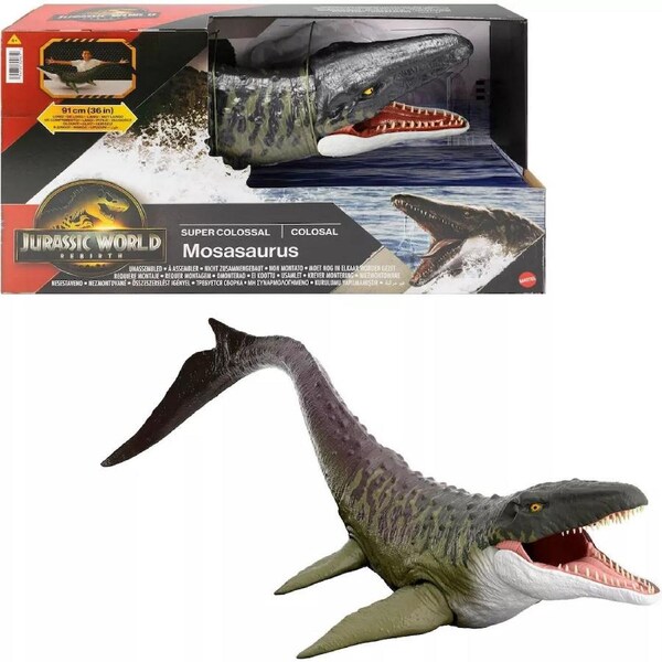 Jurassic World Rebirth Super Colossal Mosasaurus Toy