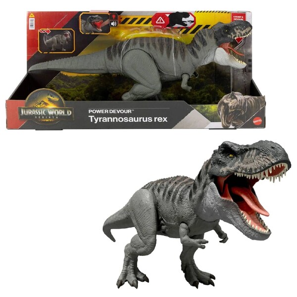 Jurassic World Rebirth Power Devour Tyrannosaurus Rex Toy