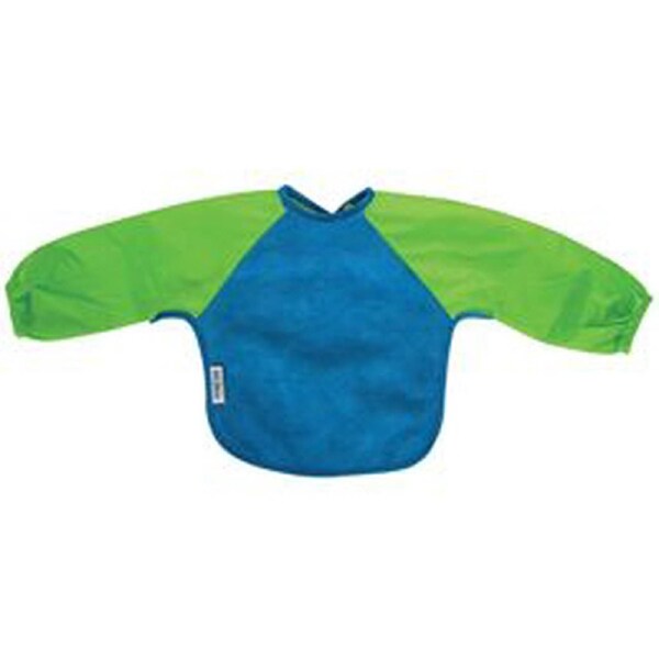 Small Fleece Long Sleeve Bib - Royal/Lime