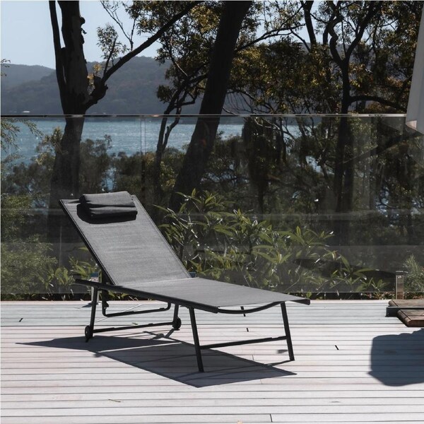 Mackay Sunlounge Dark Grey