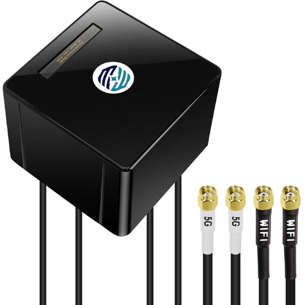 Cellular 5G 4G LTE Antenna 2x2 MIMO & WiFi 7 2x2 MIMO 600-8000 MHz IoT M2M