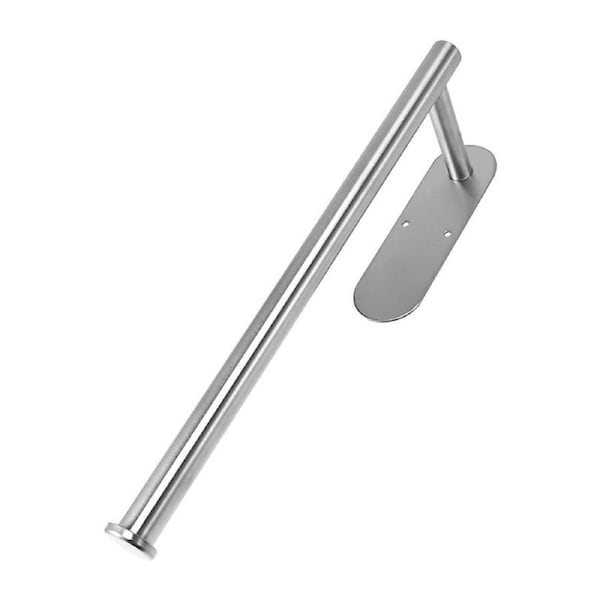 Paper Towel Holder- Adhesive or Drilling Under Cabinet Paper Towel Holder Wall Mount for Kitchen Ba