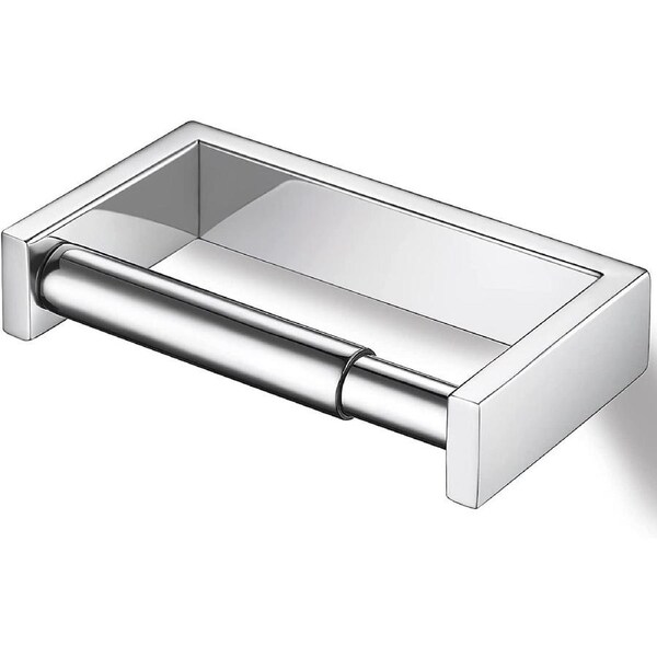 Toilet Paper Holder Bathroom Tissue Paper Roll Holder Spring Loaded Stainless Steel Polished Finish