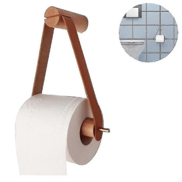 Toilet Roll Holder Wood, Toilet Roll Holder For Toilet Bathroom Retro Wall Mount Roll Holder Bathroom Vintage Decoration
