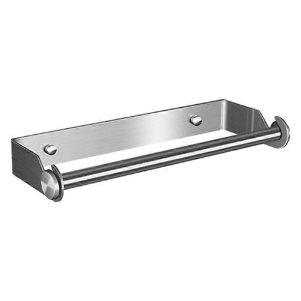 Stainless Steel Kitchen Paper Towel Holder Kitchen Roll Holder Kitchen Towel Holder Wall-Mounted Kitchen Roll Holder for Cabinet Bathroom Toilet