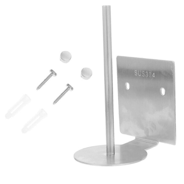 Wall Mount Paper Towel Holders Plastic Wrap Stand Toilet Paper Storage Stand Hand Towel Holder Towel Holder Cling Wrap Stand