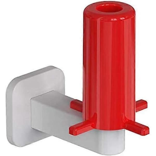 Paper Towel Holder Kitchen Roll Holder Rack Stand Home Kitchen Accessories (White and Red)(1pcs)