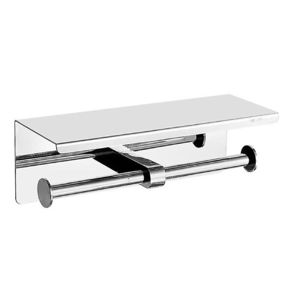 Dual-use Roll Paper Dispenser, Polished Chrome Roll Paper Towel Holder