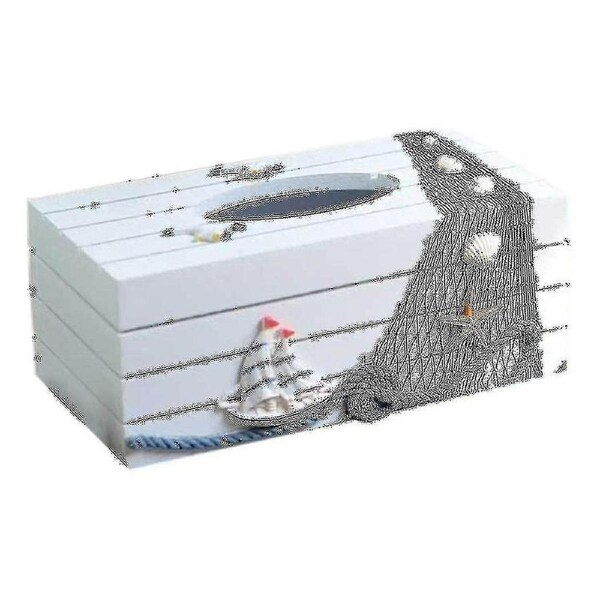 Mediterranean Style Marine Series Tissue Box Cover Paper Towel Box Home Decoration Toilet Paper Hol
