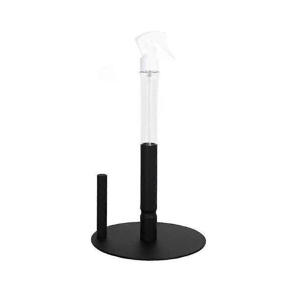 Paper Towel Holder With Spray Bottle,stainless Steel Countertop Paper Towel Holder