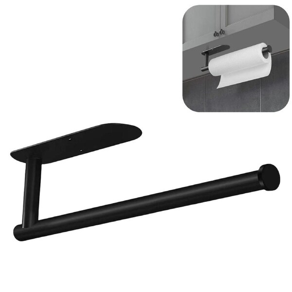 Adhesive Paper Towel Holder Under Cabinet Wall Mount Kitchen Towel Holder,50% Offer