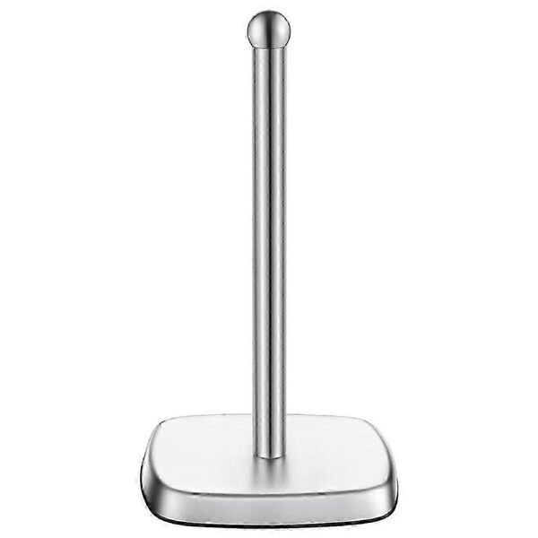 Paper Towel Holder for Countertop, Standing Kitchen Roll Holder with Suction Cups, Non- Paper Towel bs