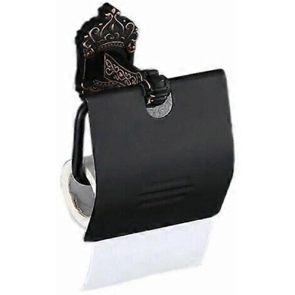 Toilet paper holder Wall mounted toilet paper holder Vintage black