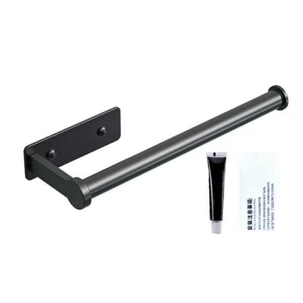 QingHai Paper Towel Holder Thickened Under Cabinet Paper Towel Organizer Self Adhesive Wall Mount Towel Holder Kitchen Bathroom Supplies
