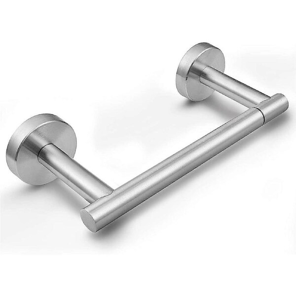 Toilet Paper Holder Brushed Nickel Metal Bathroom Flexible Pivoting Large Tissue Roll Handle on Wall Mounted, SUS 304 Stainless Steel Adjustable Toile