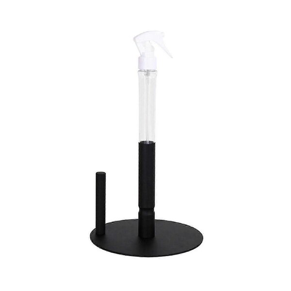 Stainless Steel Kitchen Roll Holder, Paper Towel Holder With Spray Bottle, Kitchen Tissue Holder Freestanding Countertop Paper Towel Holders