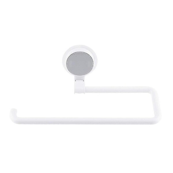 Adhesive Paper Towel Holder, White