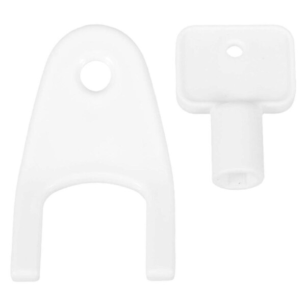 Toilet Towel Key Paper Towel Dispenser Key Replacement Abs Material 5.00X3.00X1.00Cm 2Pcs