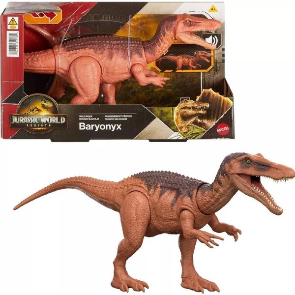 Jurassic World Rebirth Wild Roar Baryonyx Toy