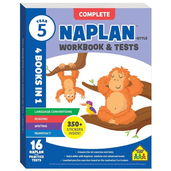 Year 5 NAPLAN style Complete Workbook and Tests
