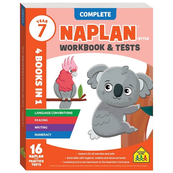 Year 7 NAPLAN style Complete Workbook and Tests