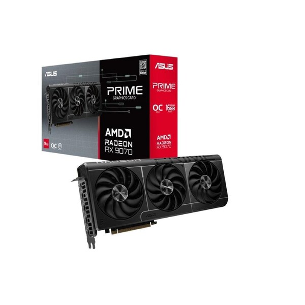 ASUS AMD Radeon PRIME-RX9070-O16G RX 9070 16GB GDDR6 OC Edition