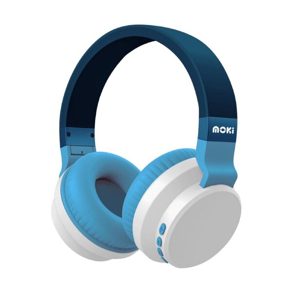 Moki Colourwave Wireless Headphones - Blue
