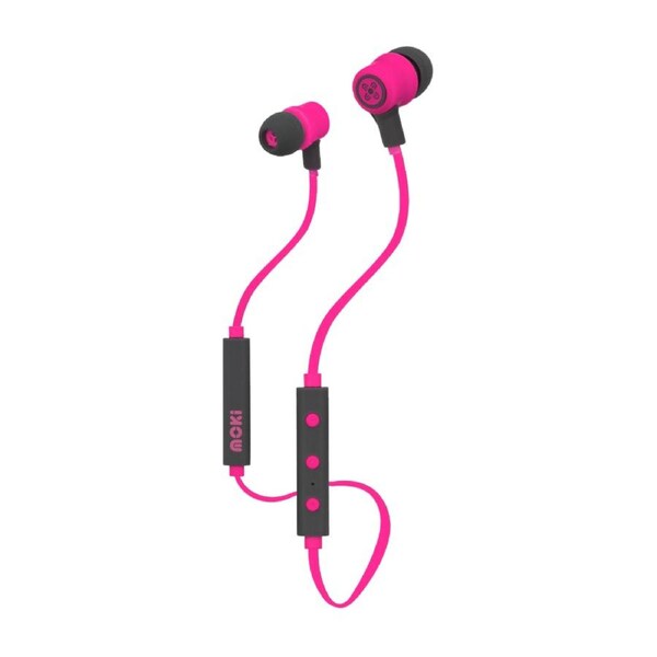 Moki Freestyle Wireless Earphones - Pink