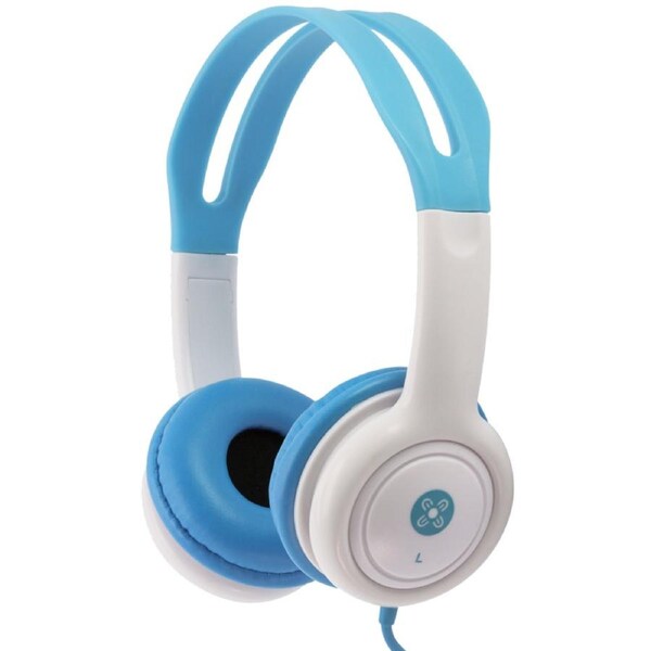 Moki Volume Limited Headphones for Kids - Blue & White